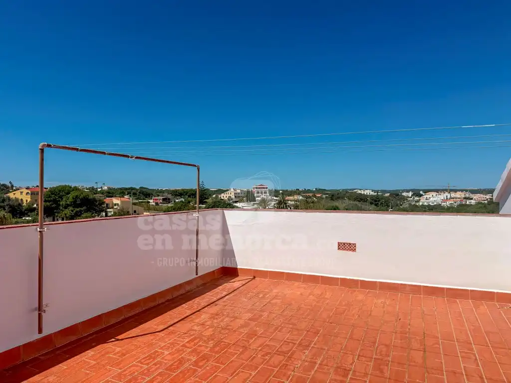 Terrasse von Wohnung zum Verkauf in Es Castell mit Terrasse