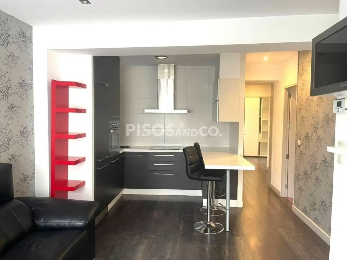 Cocina de Piso en venta en A Coruña Capital  con Calefacción y Amueblado