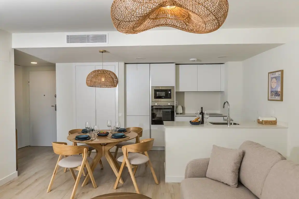 Kitchen of Apartments for rent in Jávea / Xàbia  with Air Conditioner, Storage room and Sauna