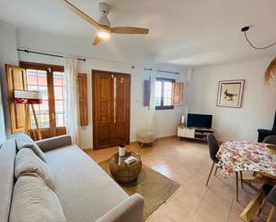 Living room of Planta baja for sale in Dénia  with Heating, Terrace and Furnished