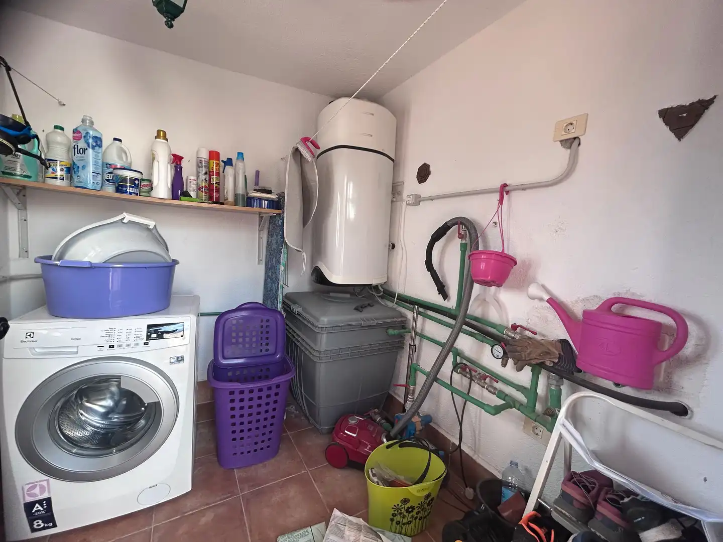 Cuina de Casa o xalet en venda en Granadilla de Abona amb Terrassa, Traster i Rentadora