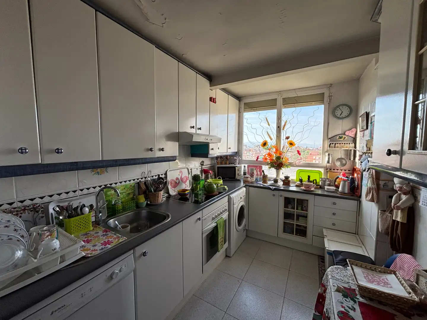 Küche von Wohnung zum Verkauf in Madrid mit Heizung, Privatgarten und Terrasse