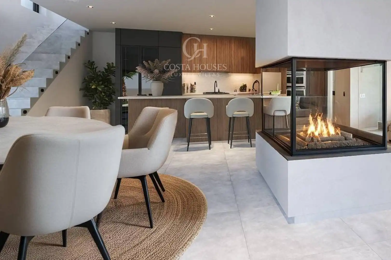 Living room of Houses for sale in Jávea / Xàbia  with Air Conditioner, Heating and Private garden