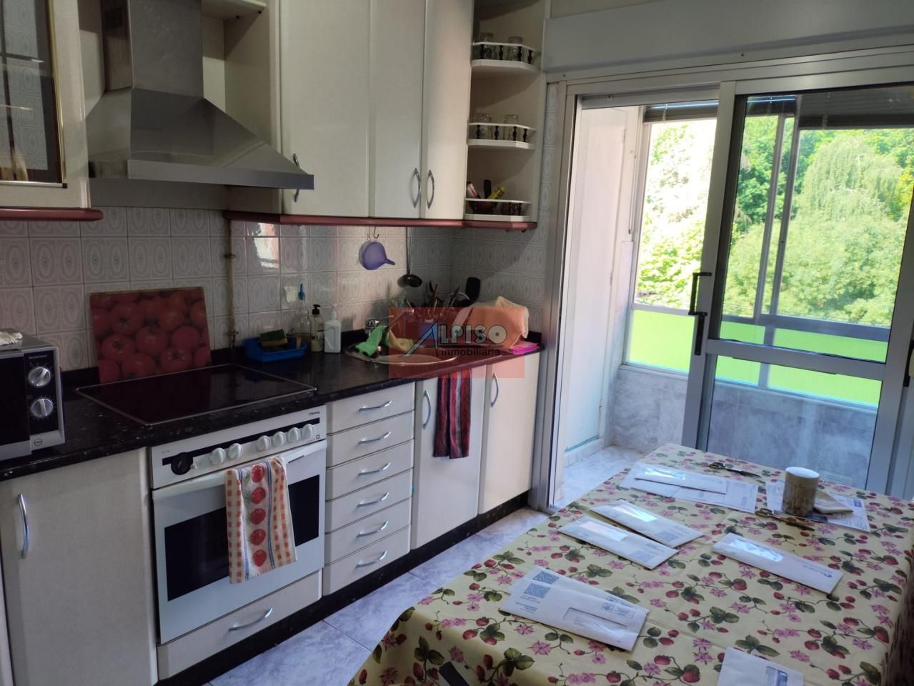 Kitchen of Flat for sale in Ourense Capital   with Heating, Parquet flooring and Storage room
