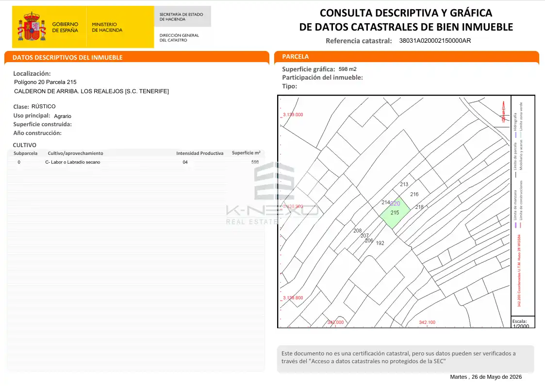 Terreno rústico en venta en CALDERON ARRIBA, imagen 8