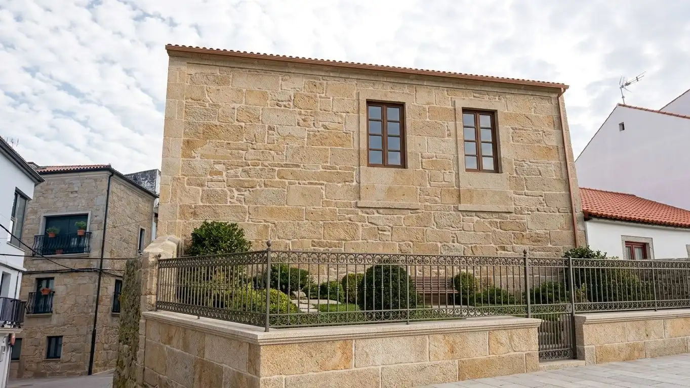 Vista exterior de Casa o chalet en venta en Rianxo