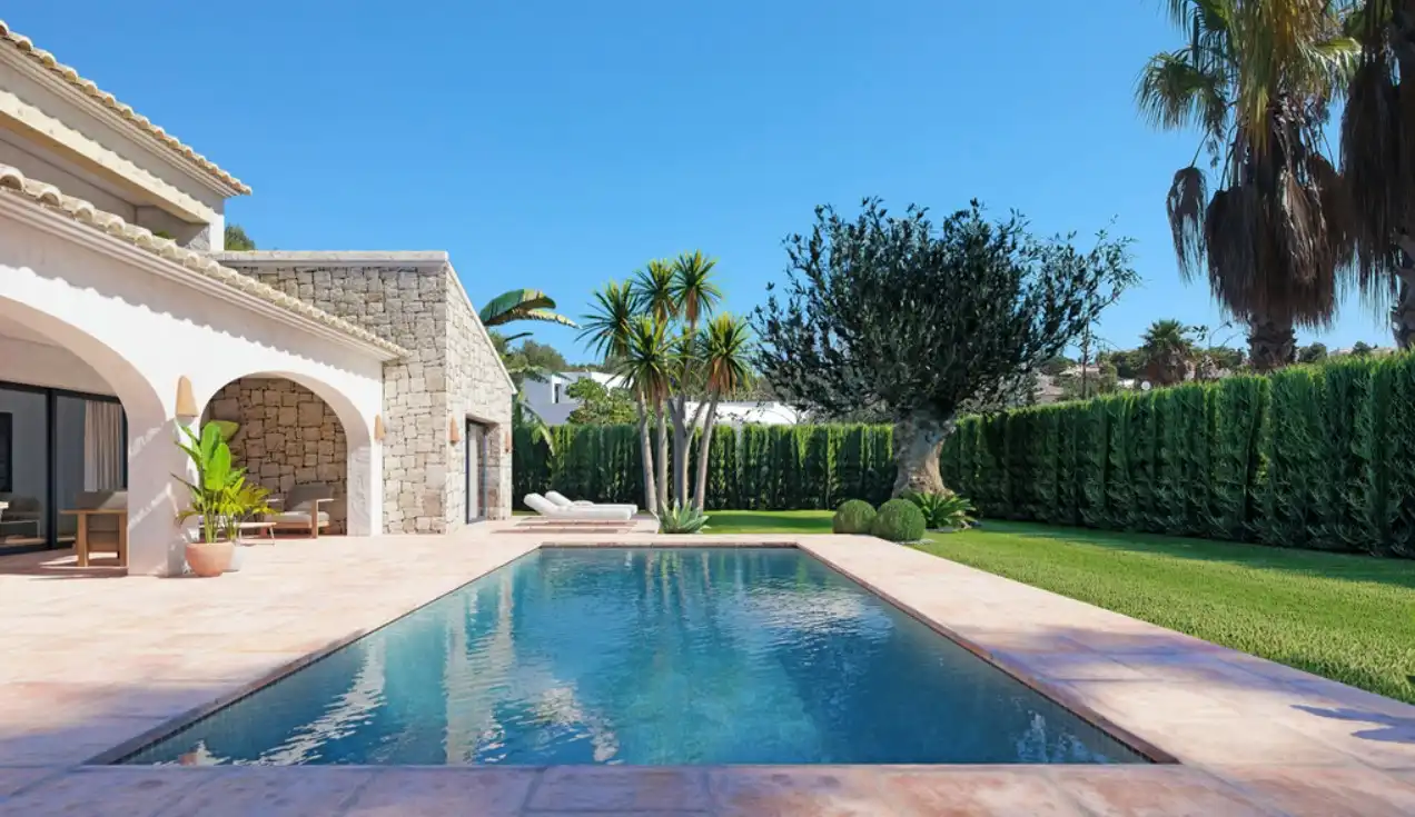 Swimming pool of Houses for sale in Jávea / Xàbia  with Air Conditioner, Heating and Private garden