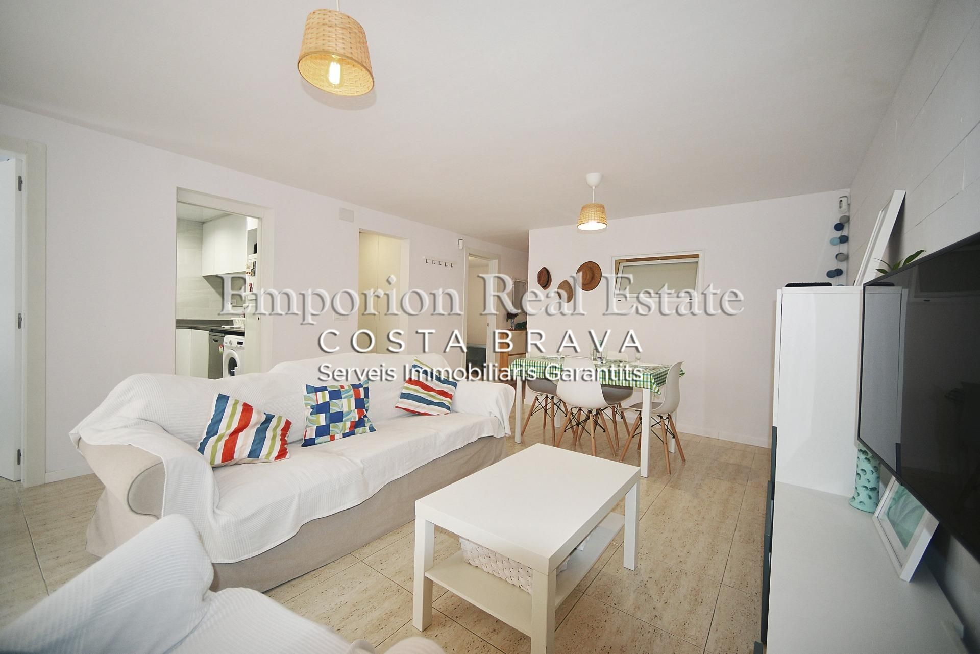 Living room of Apartment to rent in Calonge i Sant Antoni  with Air Conditioner, Terrace and Alarm
