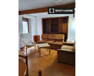 Living room of Flat to rent in Vilanova i la Geltrú  with Air Conditioner, Heating and Furnished