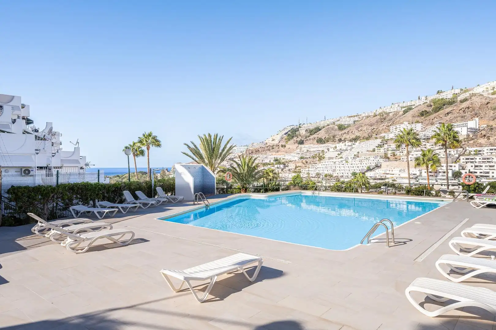 Swimming pool of Houses for rent in Mogán  with Terrace, Furnished and Balcony