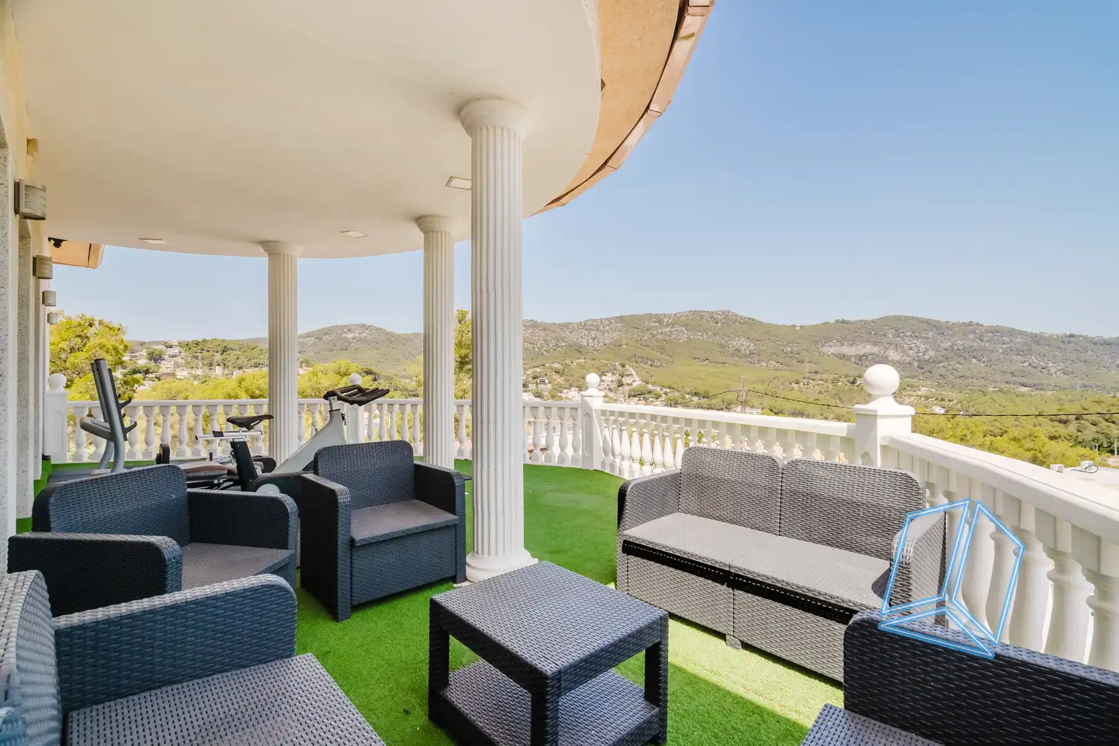 Terraza de Casa o chalet en venta en Canyelles con Piscina y Balcón