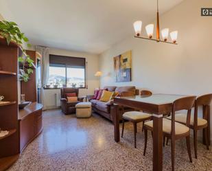 Sala d'estar de Apartament per a compartir en L'Hospitalet de Llobregat amb Aire condicionat, Calefacció i Terrassa