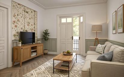 Living room of Flat for sale in  Valencia Capital  with Balcony