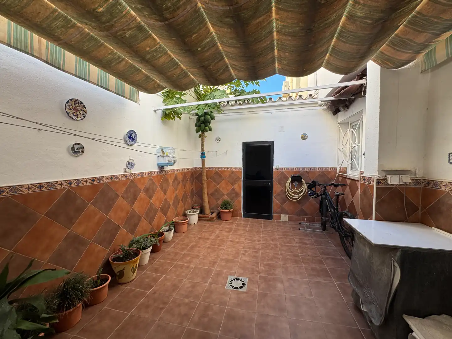 Jardí de Casa adosada en venda en Mijas amb Aire condicionat, Calefacció i Jardí privat