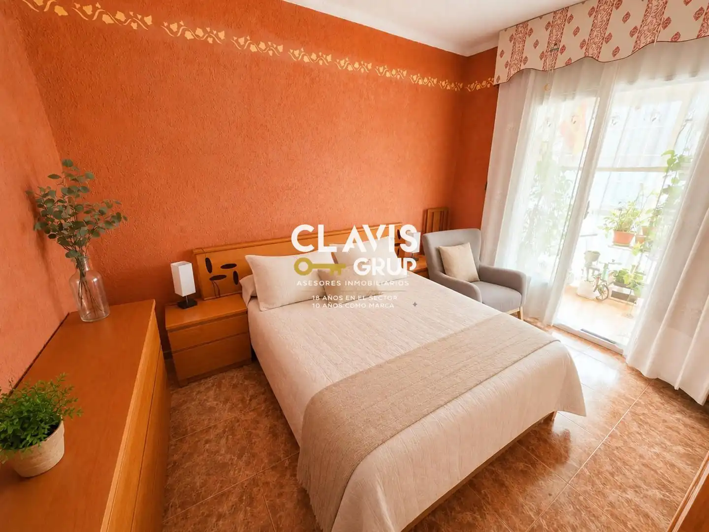 Bedroom of Flat for sale in Barcelona  with Air Conditioner, Terrace and Balcony