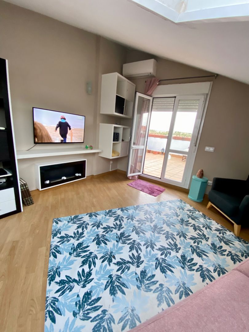 Living room of Attic for sale in Mondéjar  with Air Conditioner, Heating and Furnished