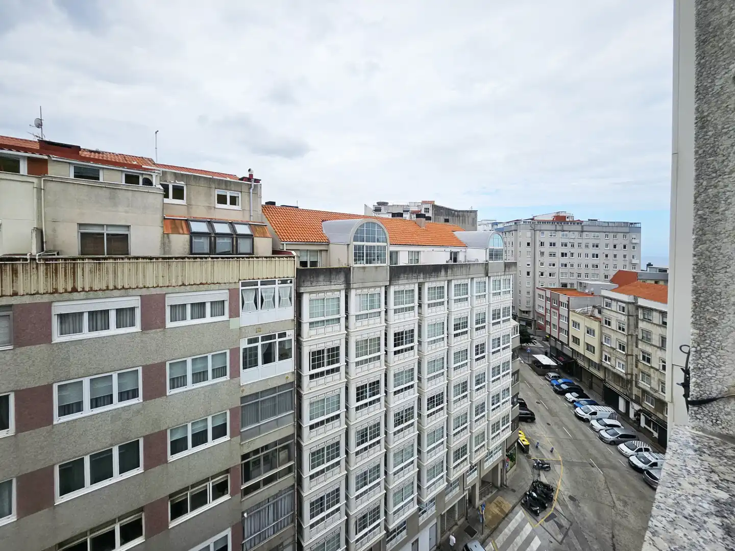 Exterior view of Flat for rent in A Coruña Capital   with Heating, Parquet flooring and Furnished