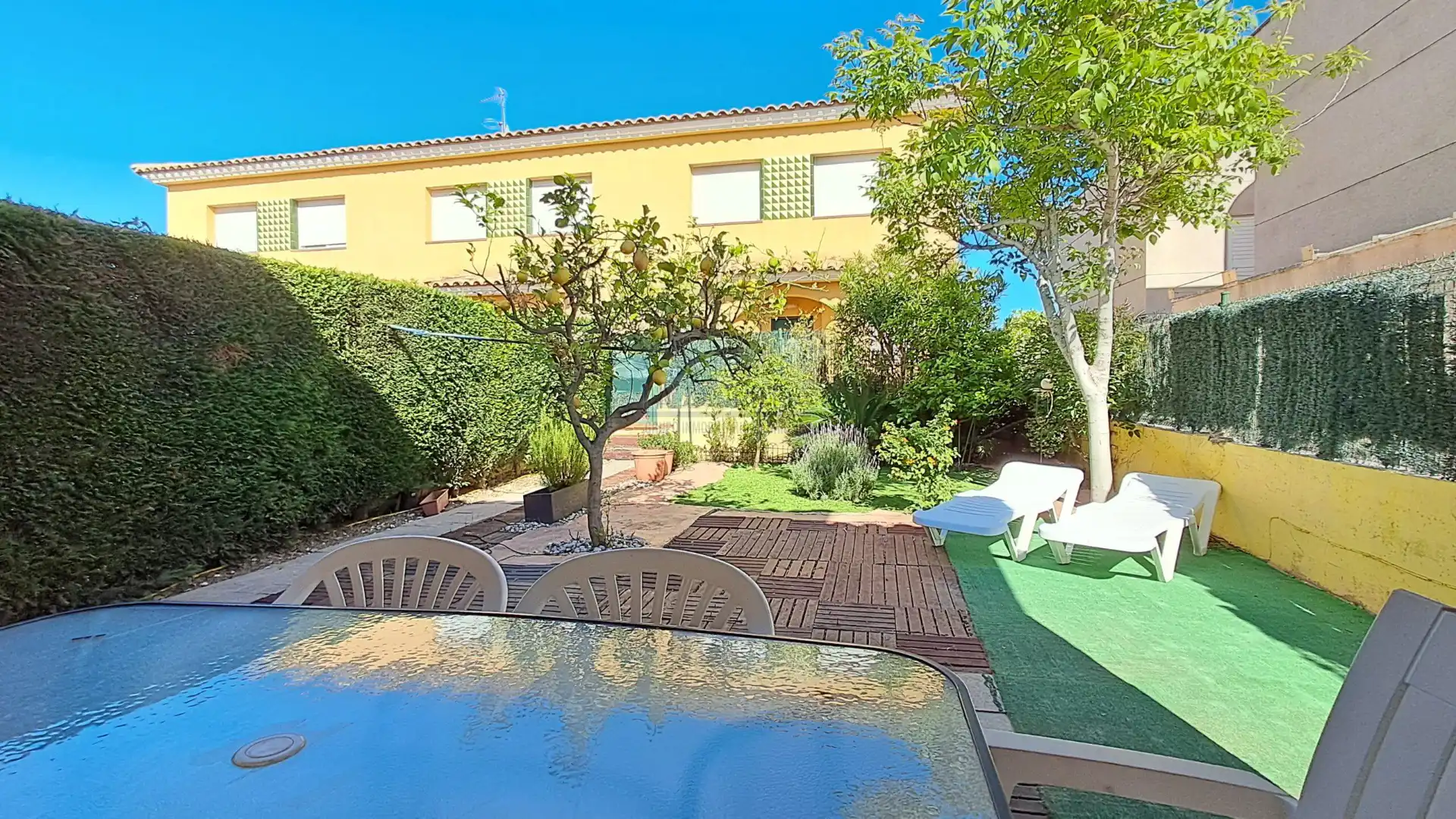 Garden of Detached homes for sale in Mont-roig del Camp  with Air Conditioner, Furnished and Balcony