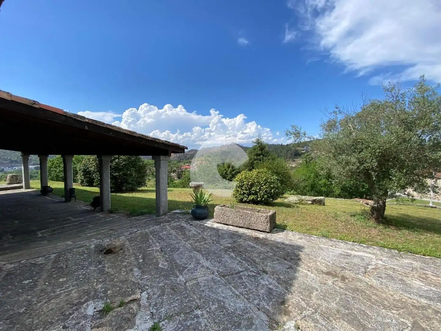 Jardí de Casa o xalet en venda en San Cibrao das Viñas amb Calefacció, Jardí privat i Parquet