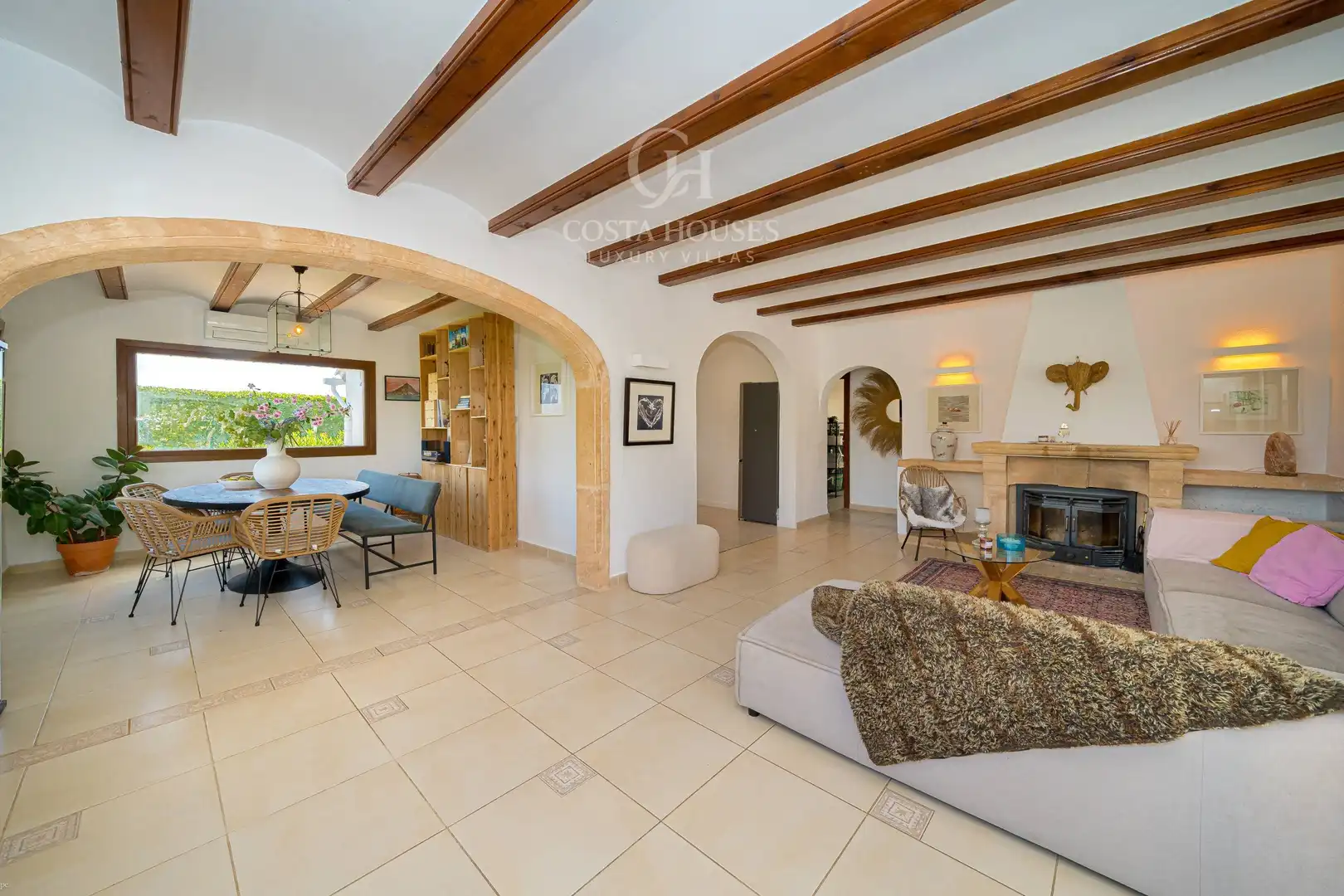 Vista exterior de Casa o xalet en venda en Jávea / Xàbia amb Aire condicionat, Jardí privat i Terrassa