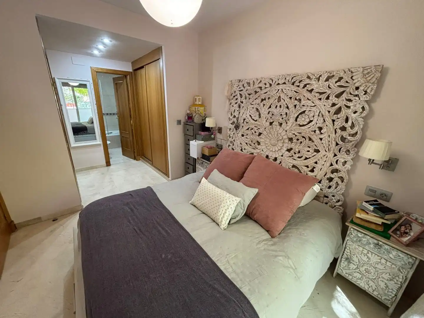 Schlafzimmer von Wohnung zum Verkauf in Bormujos mit Klimaanlage, Terrasse und Abstellraum