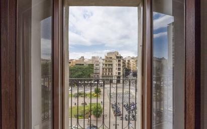 Bedroom of Flat for sale in Girona Capital  with Heating, Parquet flooring and Storage room