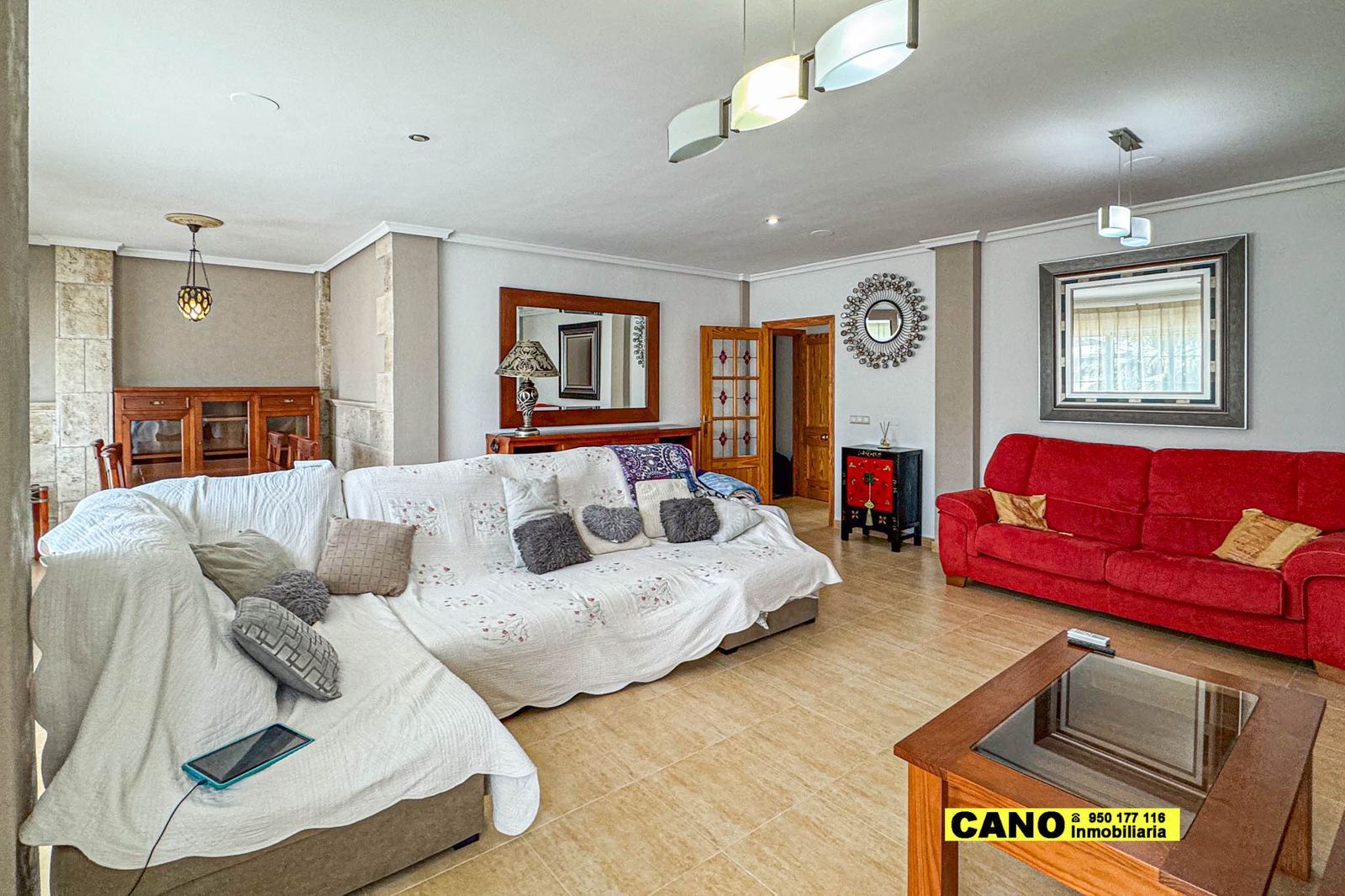Living room of Flat for sale in Pechina  with Air Conditioner and Heating