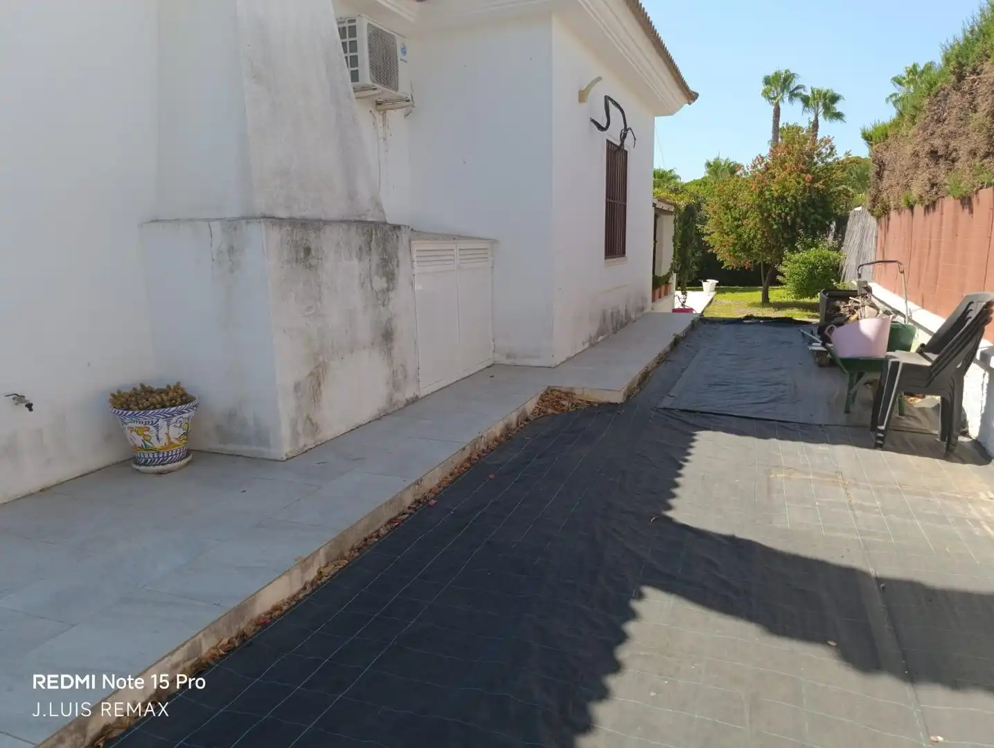 Terraza de Casa o chalet en venta en Hinojos con Aire acondicionado, Piscina y Amueblado