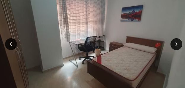 Bedroom of Flat to rent in  Granada Capital  with Air Conditioner, Heating and Furnished