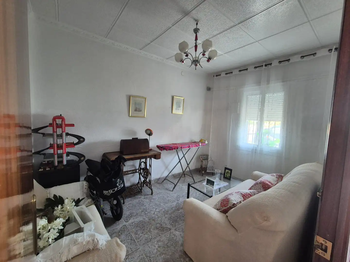 Living room of Country homes for sale in Murcia  with Air Conditioner, Private garden and Furnished