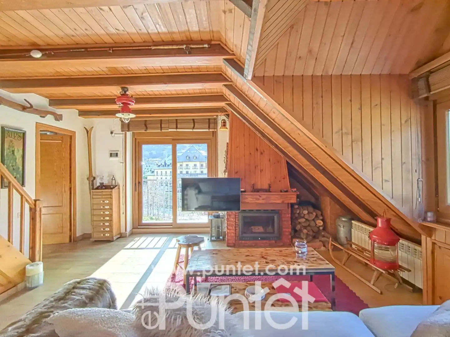 Sala de estar de Dúplex en venta en Vielha e Mijaran con Calefacción, Terraza y Balcón