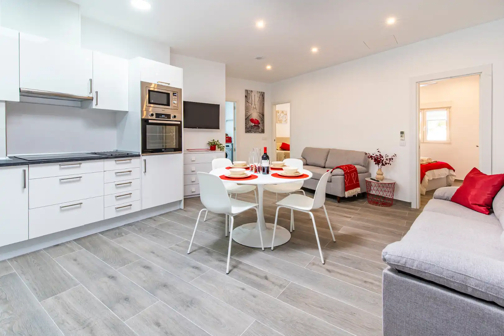 Wohnzimmer von Wohnungen zur Miete in Calvià mit Klimaanlage, Heizung und Möbliert