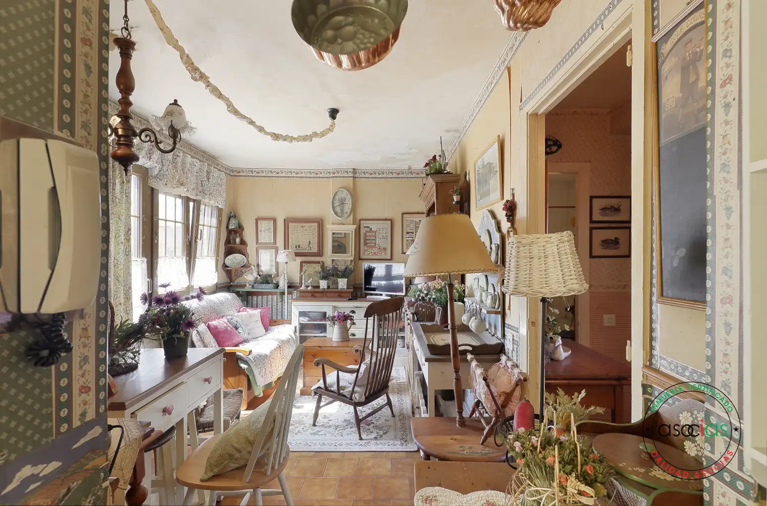 Sala d'estar de Àtic en venda en Gijón  amb Terrassa