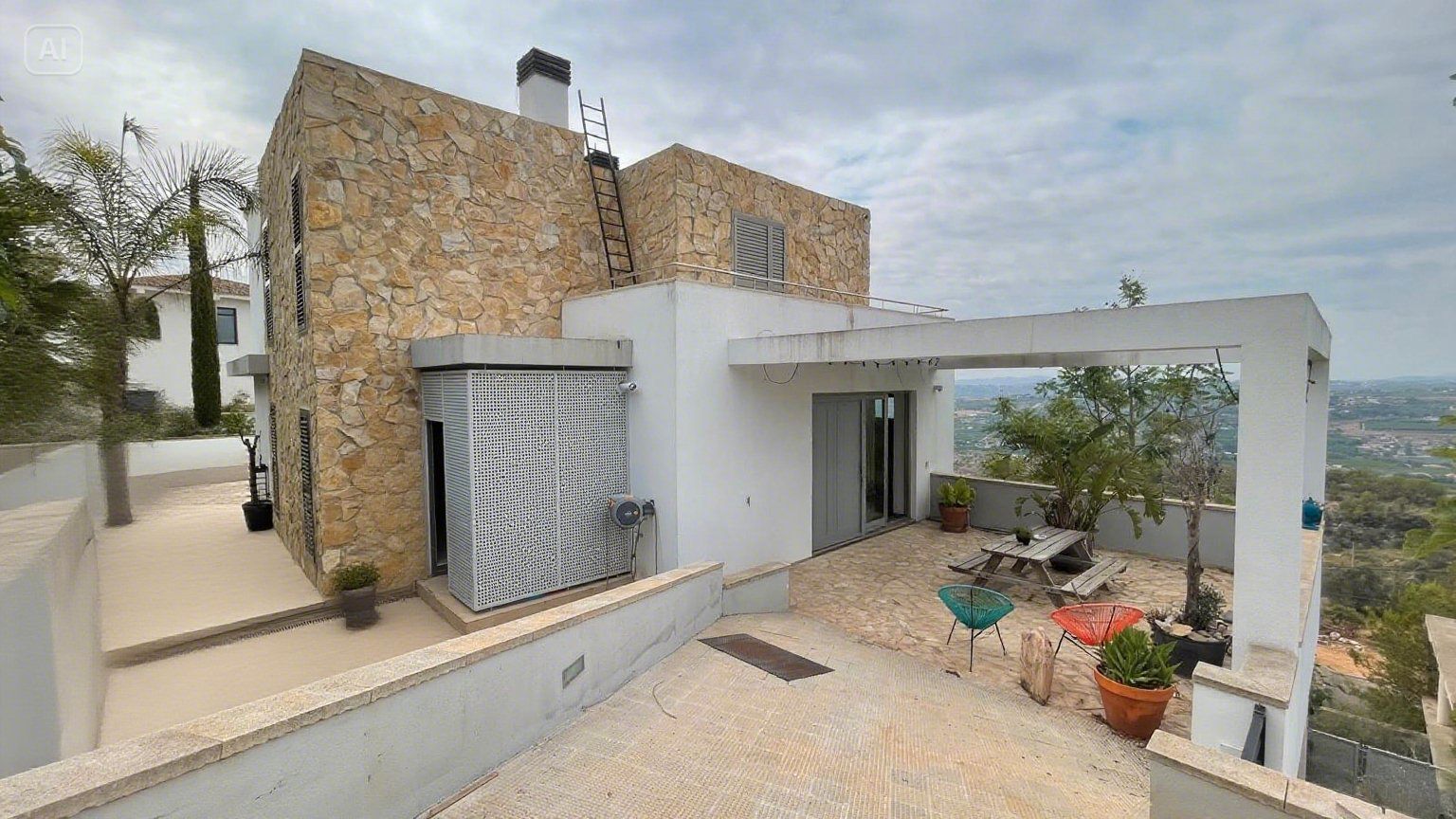 Vista exterior de Casa o xalet de lloguer en Torrent amb Aire condicionat, Jardí privat i Terrassa