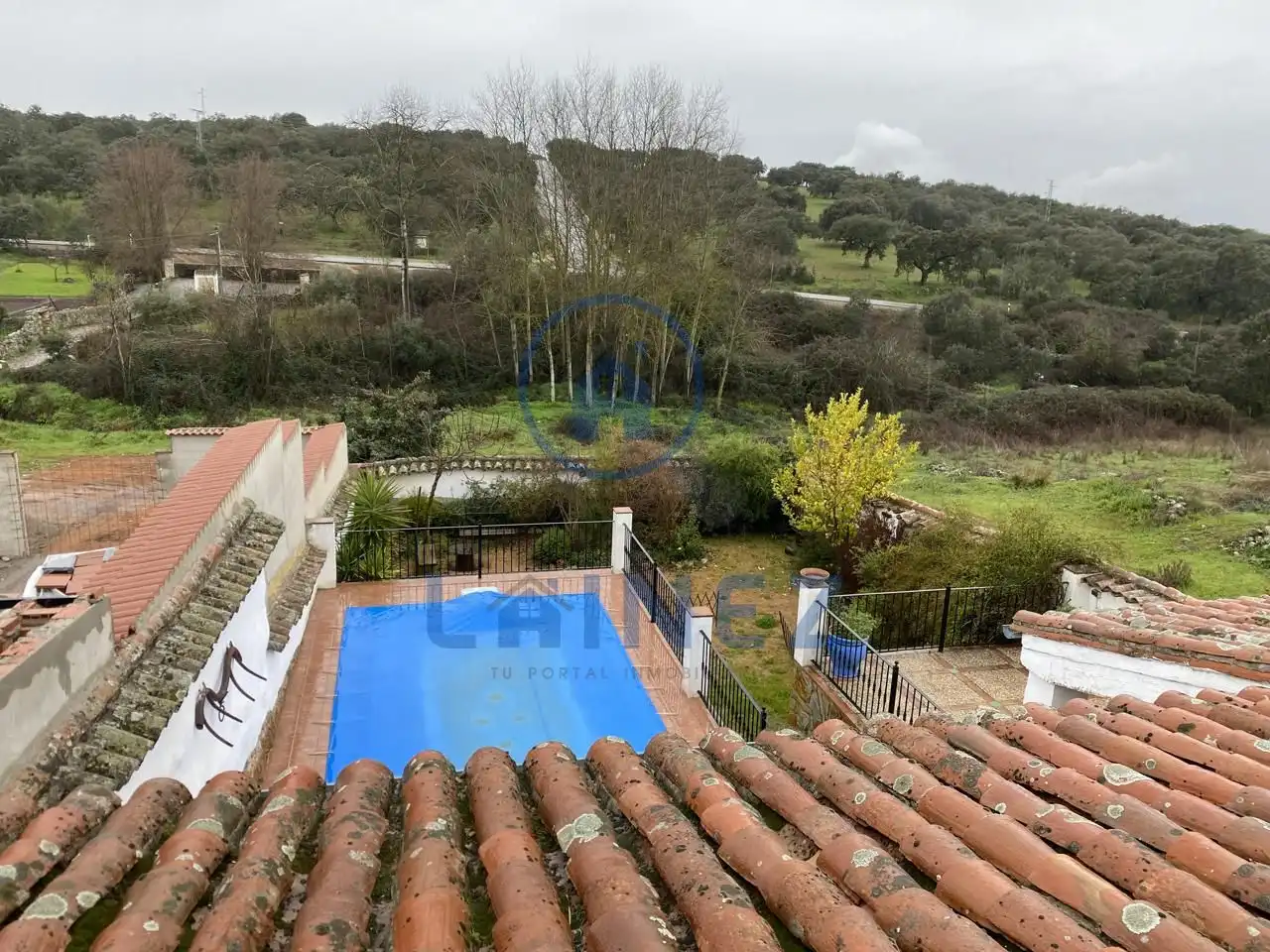 Vista exterior de Casa o chalet en venta en Fuente Obejuna con Aire acondicionado, Jardín privado y Terraza