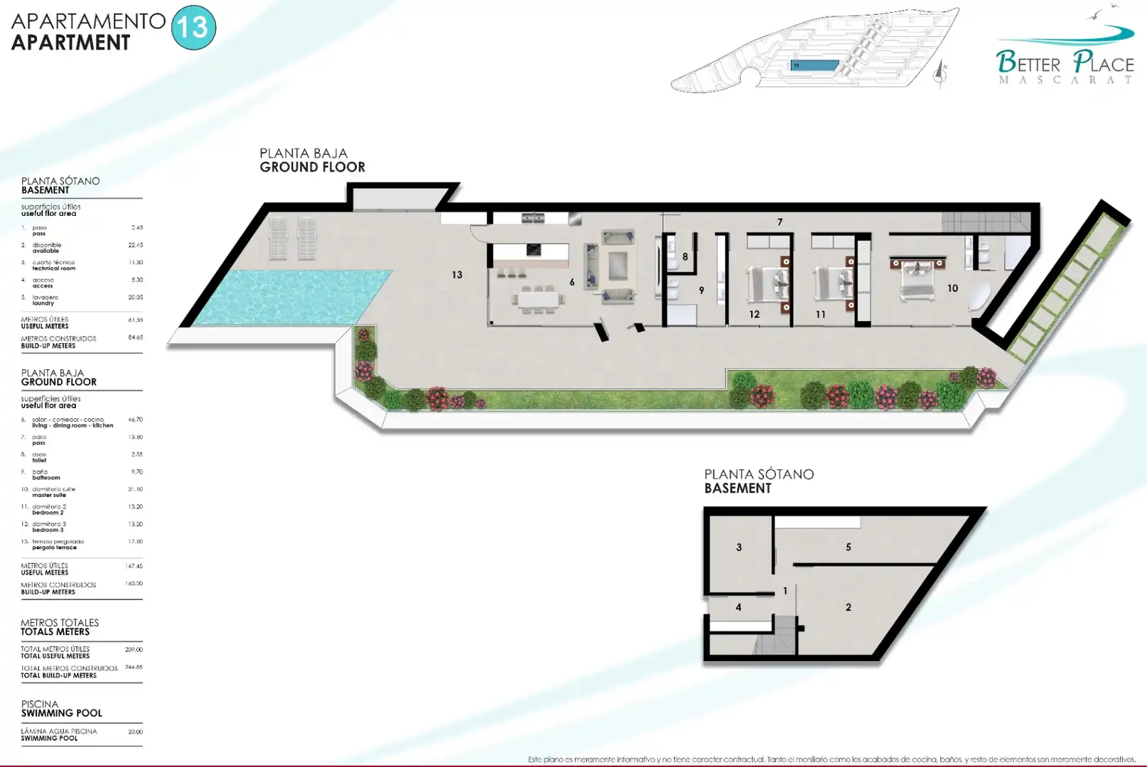 Apartament amb piscina en venda a Maryvilla, imagen 2
