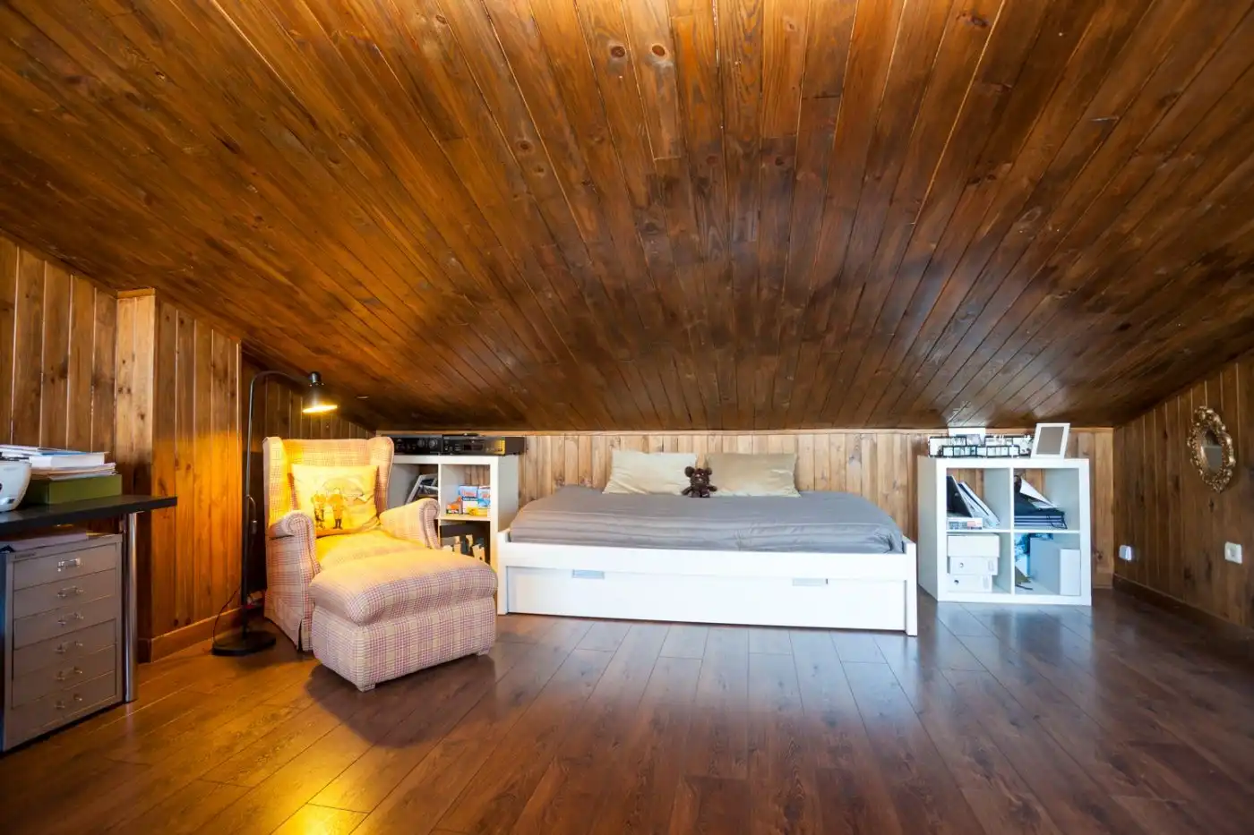 Bedroom of Detached homes for sale in Zaragoza  with Air Conditioner, Heating and Private garden