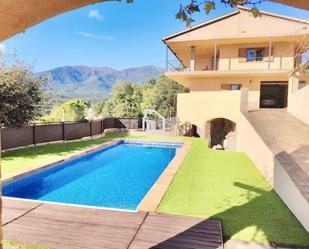 Swimming pool of House or chalet for sale in Riells i Viabrea  with Heating, Private garden and Terrace