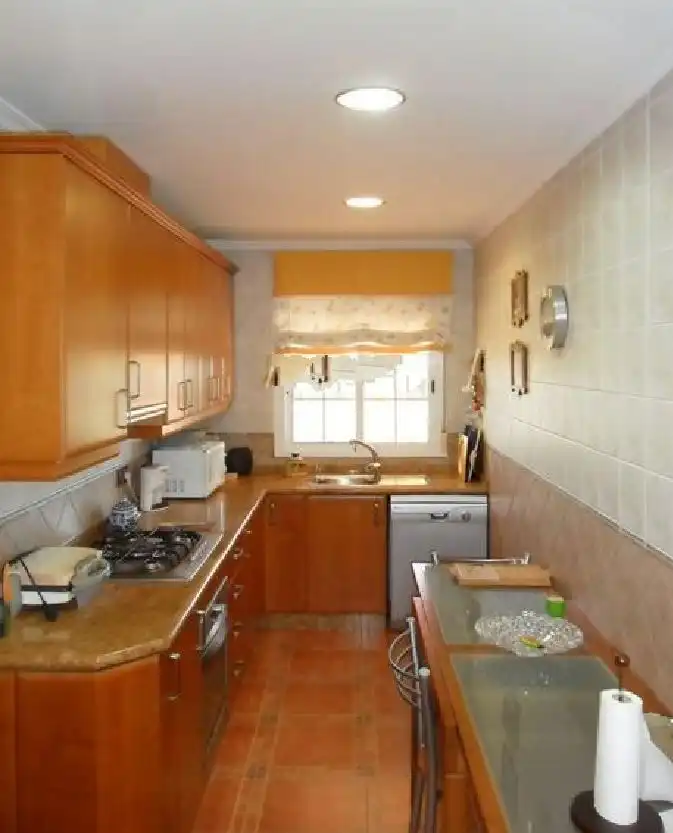 Küche von Haus oder Chalet zur Miete in Orihuela mit Klimaanlage, Heizung und Privatgarten