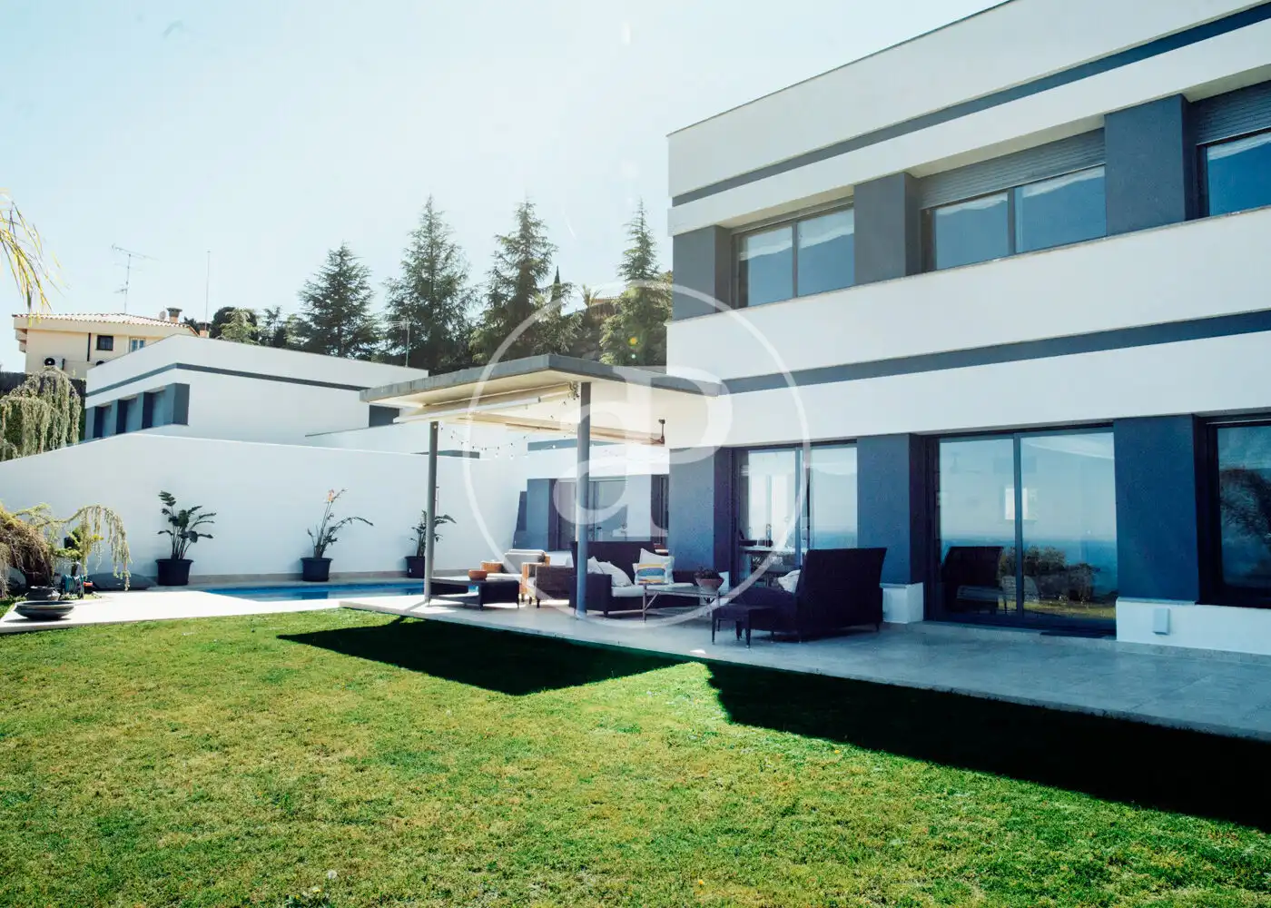 Terraza de Casa o chalet de alquiler en Sant Vicenç de Montalt con Aire acondicionado, Calefacción y Jardín privado