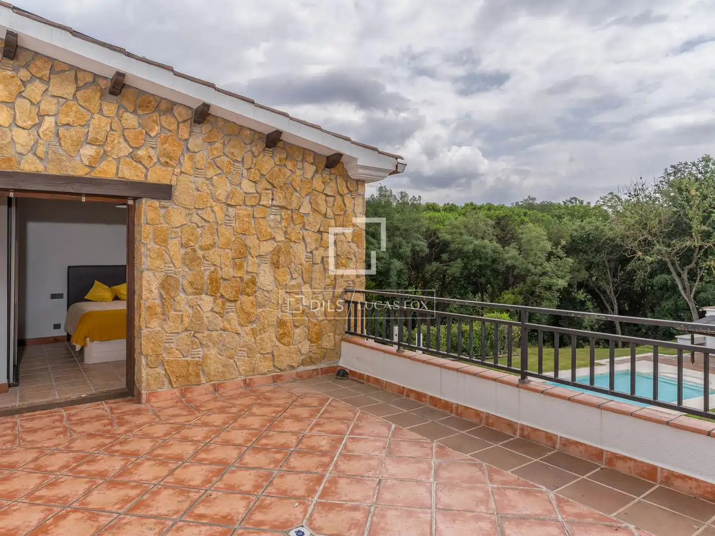 Terrassa de Finca rústica en venda en Gualba amb Calefacció, Jardí privat i Terrassa