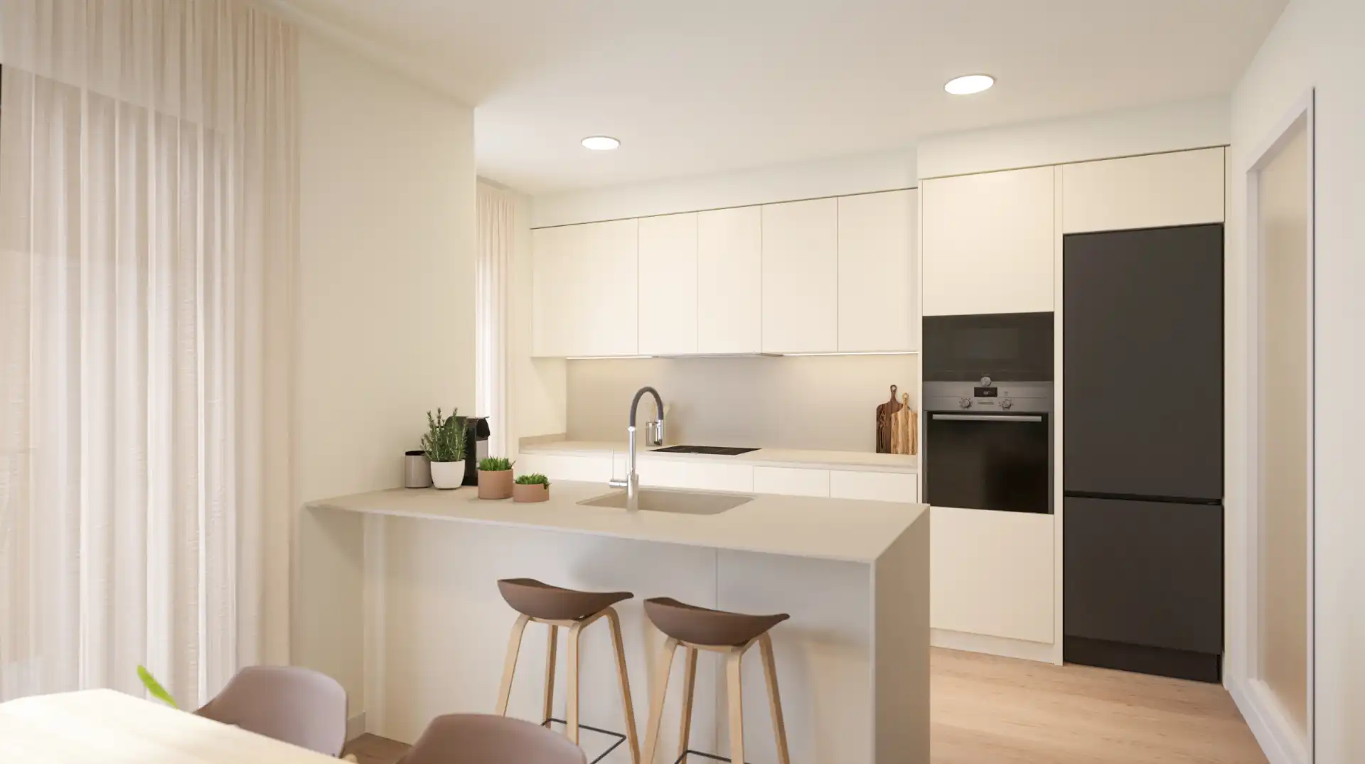 Pis d'obra nova amb terrassa en venda a Carrer del Comtat d'Urgell 95, imagen 2