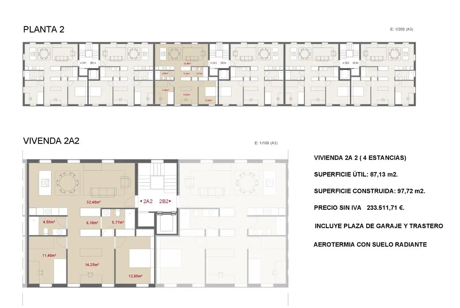 Piso en venta en Ames con Calefacción y Trastero