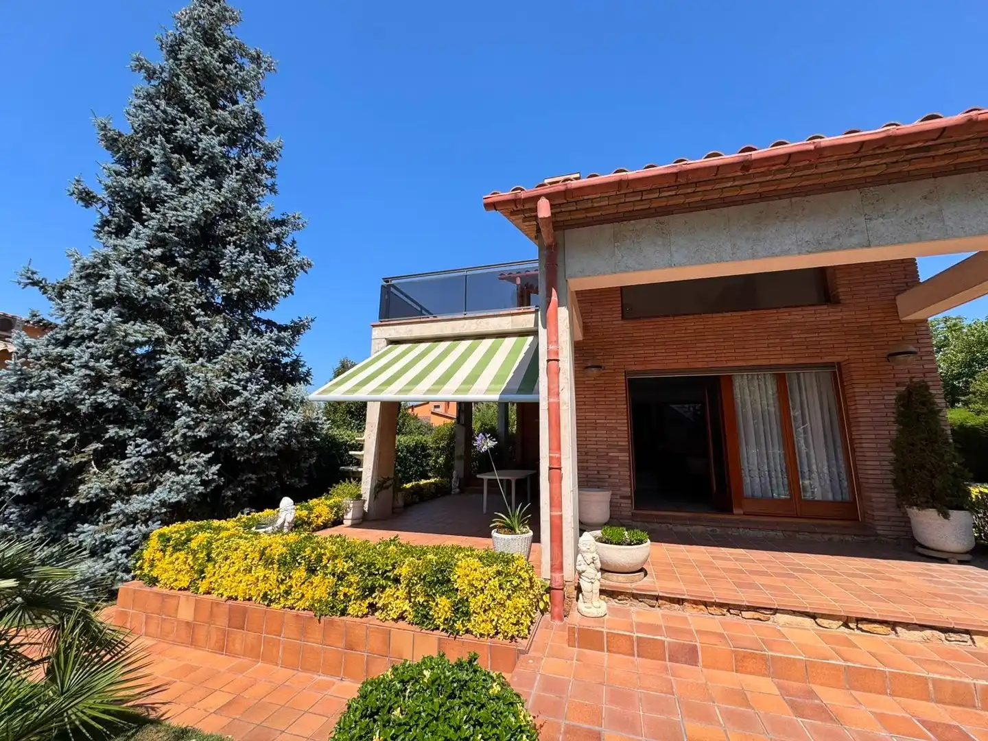 Terraza de Casa o chalet en venta en Santa Maria de Palautordera con Aire acondicionado, Calefacción y Jardín privado