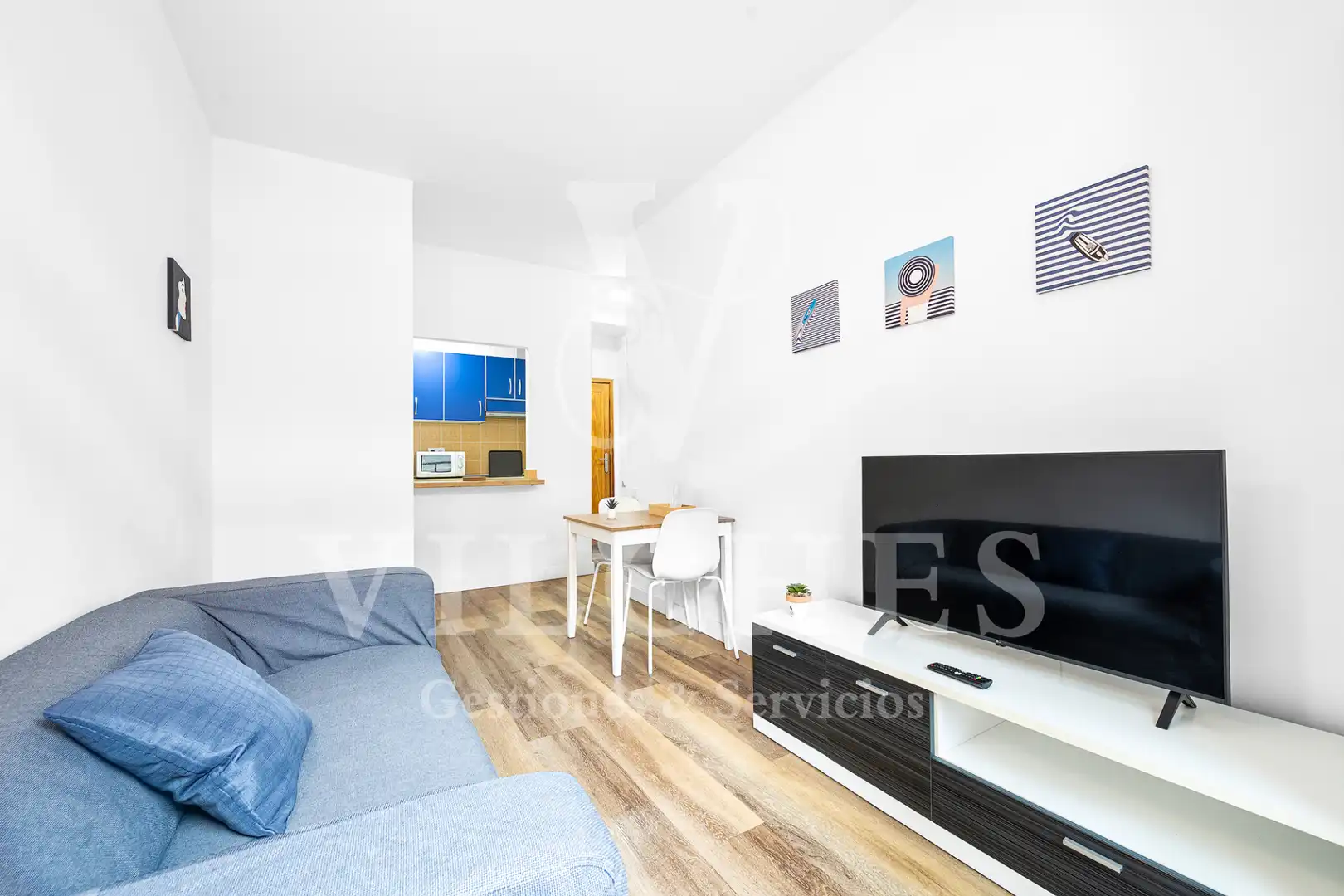 Sala de estar de Piso en venta en Las Palmas de Gran Canaria con Amueblado y Balcón