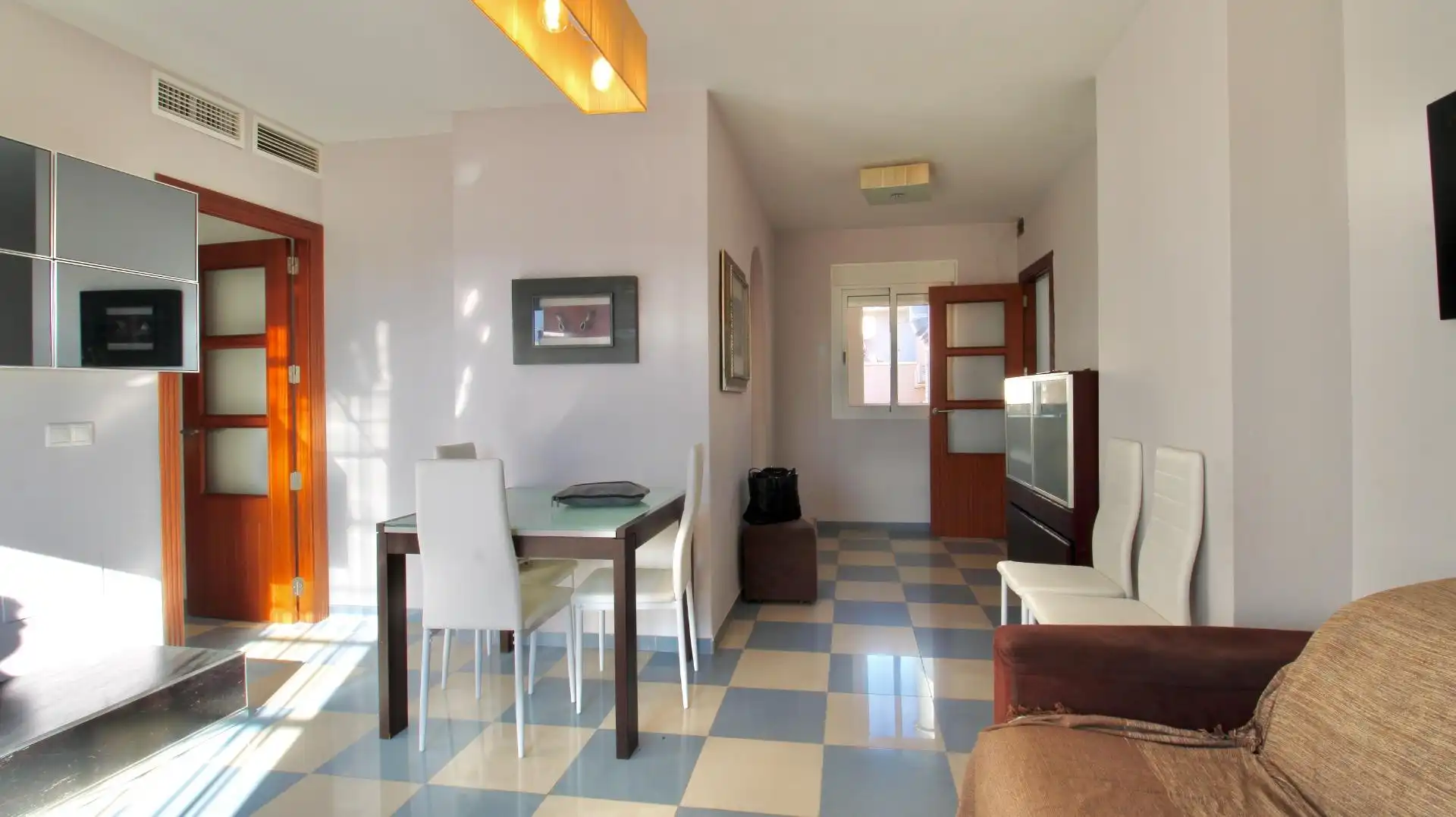 Sala de estar de Ático en venta en Roquetas de Mar con Aire acondicionado, Calefacción y Terraza