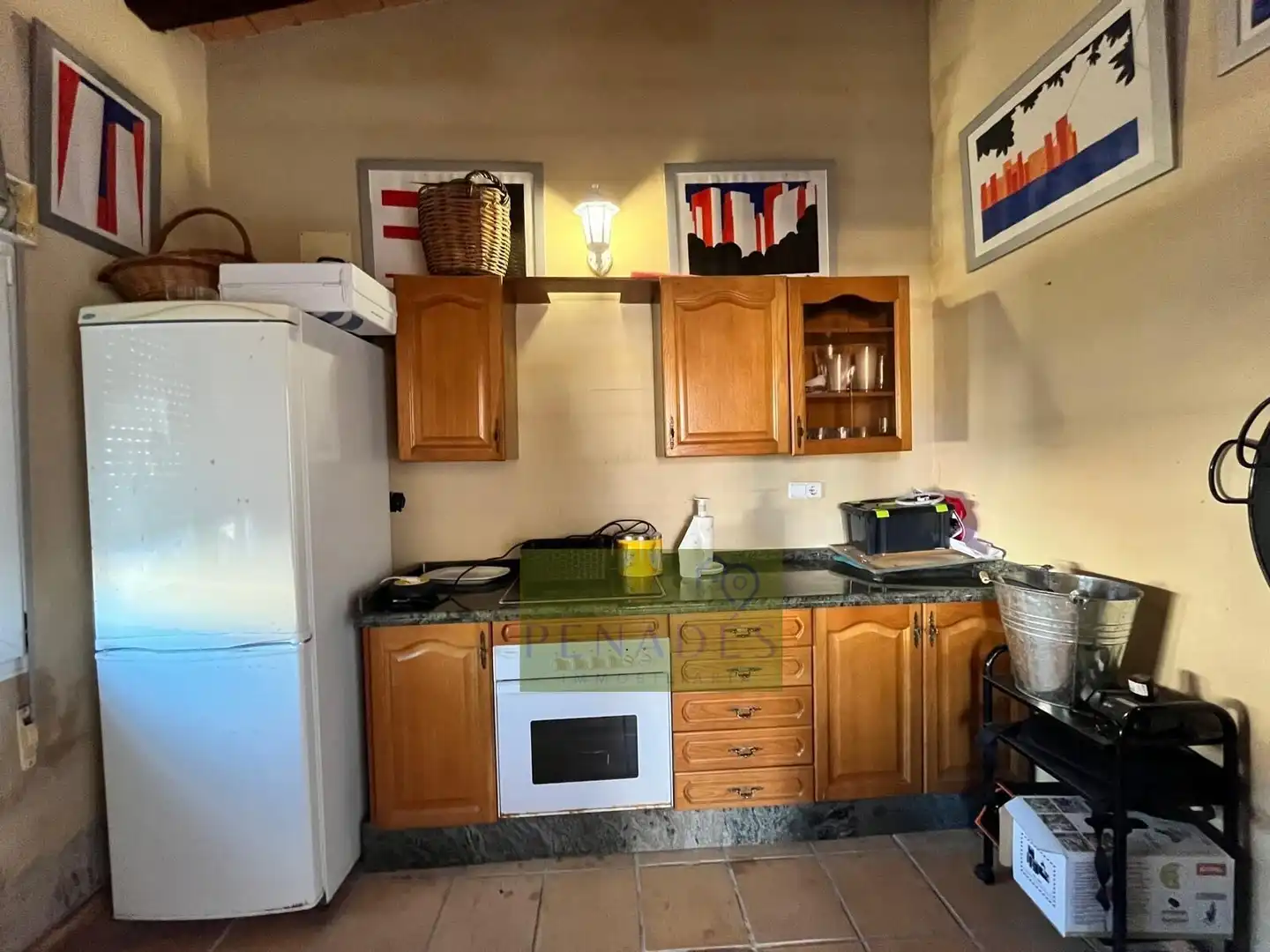 Cuina de Casa o xalet en venda en Ontinyent amb Aire condicionat, Jardí privat i Terrassa