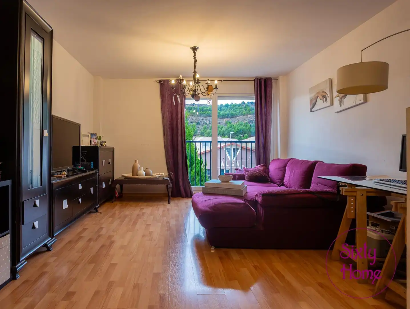 Sala de estar de Dúplex en venta en Andorra (Teruel), Teruel