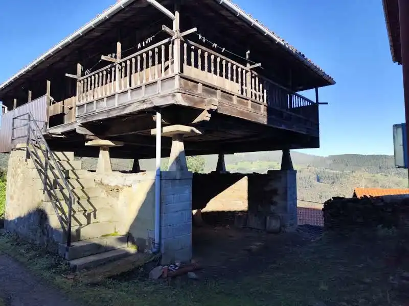 Vista exterior de Casa o chalet en venta en Salas con Trastero y Amueblado