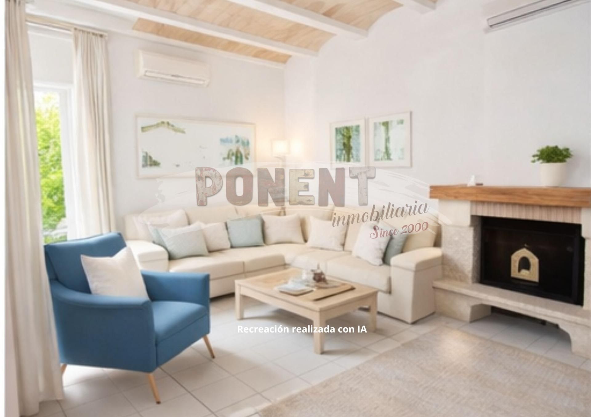 Sala d'estar de Casa o xalet en venda en Santa Eulària des Riu amb Aire condicionat, Jardí privat i Terrassa